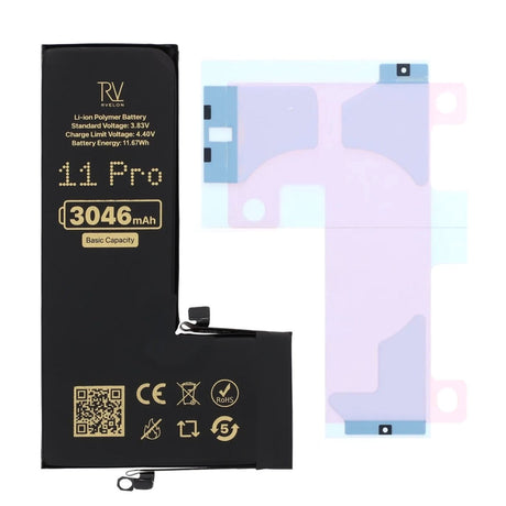 Rvelon Premium-akku iPhone 11 Pro -puhelimelle – 3046mAh