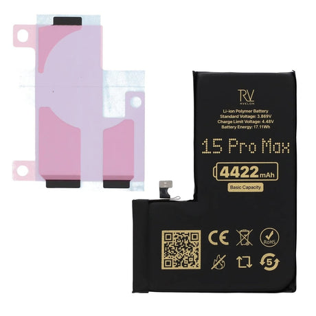 Rvelon Premium Akku iPhone 15 Pro Max - 4422mAh