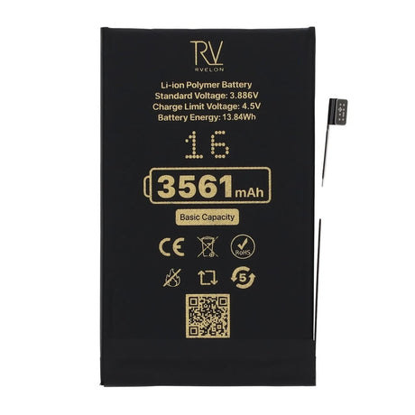 Rvelon Premium Akku iPhone 16 - 3561mAh