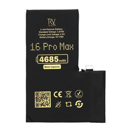 Rvelon Premium Akku iPhone 16 Pro Max - 4685 mAh