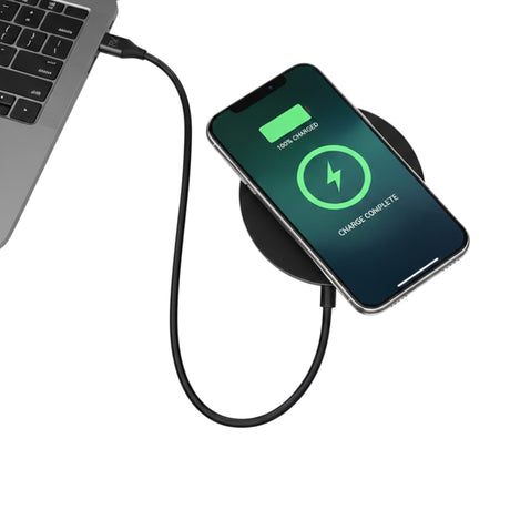 Rvelon Langaton MagSafe Laturi telineellä Qi2 15W USB-C Musta