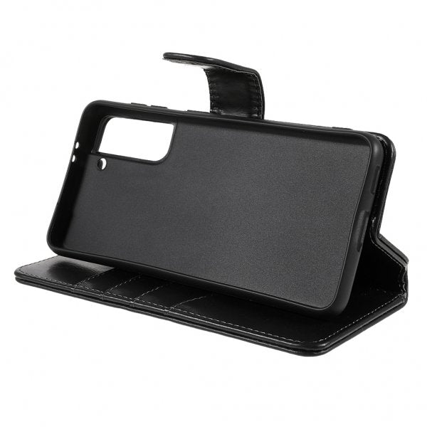 Nordic Covers Samsung Galaxy S22 Essential Leather -suojakotelo, Raven Black