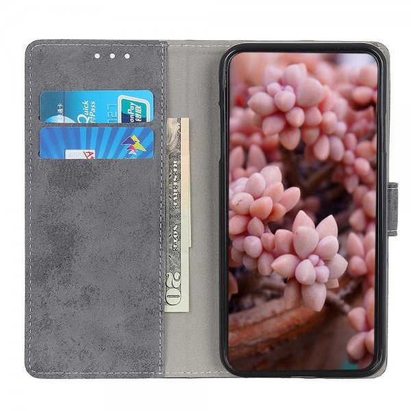 Samsung Galaxy A03 Vintage Harmaa Suojakotelo
