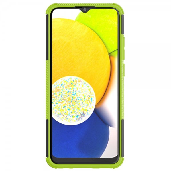 Samsung Galaxy A03 Kuoret Rengaskuvio Jalustatoiminto Vihreä