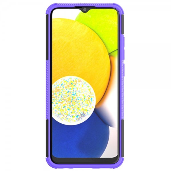 Samsung Galaxy A03 Kuori Rengaskuvio Jalustatoiminto Liila
