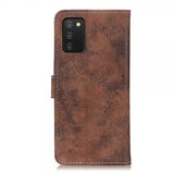 Samsung Galaxy A03s Suojakotelo Vintage Ruskea