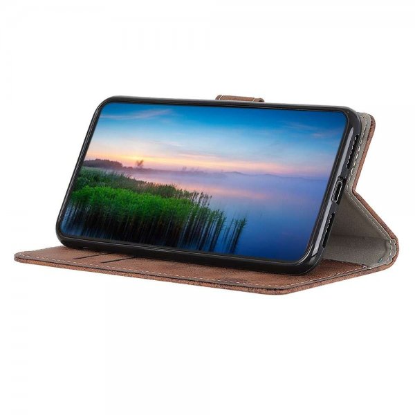 Samsung Galaxy A03s Suojakotelo Vintage Ruskea