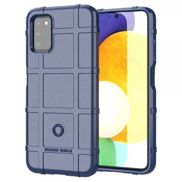 Samsung Galaxy A03s Kuoret Ruudukkokuvio Sininen