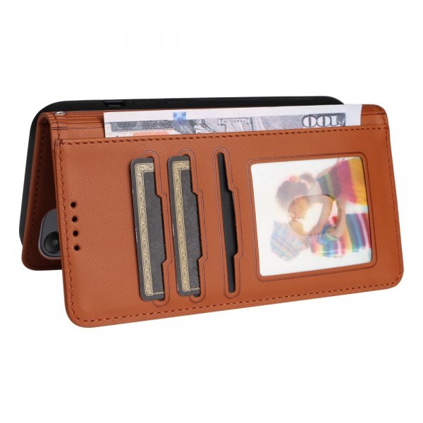 Betopnice Samsung Galaxy A05s Kotelo irrotettavalla kuorella 005 Ruskea