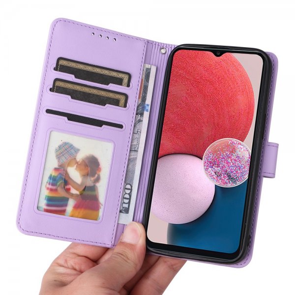 Betopnice Samsung Galaxy A13 4G Kotelo irrotettavalla kuorella 005 Violetti