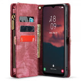 CaseMe Samsung Galaxy A14 -kotelo 008-sarjan irrotettava kuori, punainen