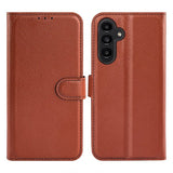 Samsung Galaxy A14 -jalustakuori, ruskea