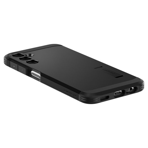 Spigen Samsung Galaxy A14 -kuori, Tough Armor, musta