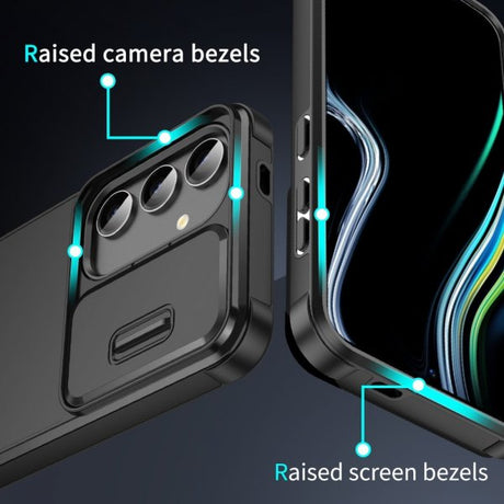 Samsung Galaxy A14 Kuori Camera Slide Musta