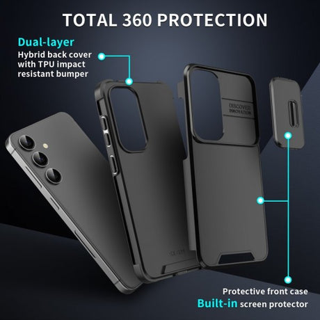 Samsung Galaxy A14 Kuori Camera Slide Musta