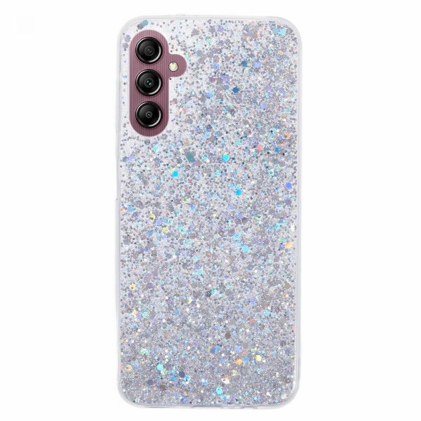 Nordic Covers Samsung Galaxy A14 -kuori, Sparkle Series, Stardust Silver