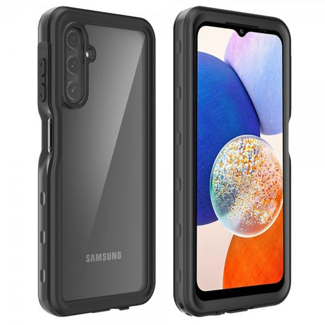 Redpepper Samsung Galaxy A14 Vedenkestävä IP68 Suojakuori Musta