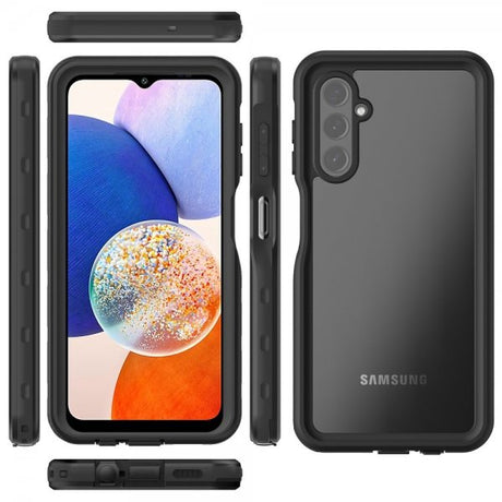 Redpepper Samsung Galaxy A14 Vedenkestävä IP68 Suojakuori Musta