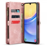 CaseMe Samsung Galaxy A15 Kotelo 008 Series Irrotettava Kuori Ruusukulta