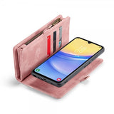 CaseMe Samsung Galaxy A15 Kotelo 008 Series Irrotettava Kuori Ruusukulta