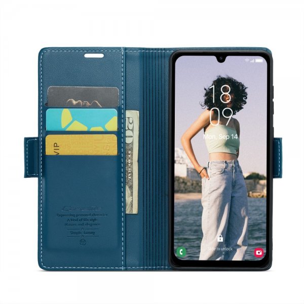 CaseMe Samsung Galaxy A15 Kotelo 023 Sarja Sininen