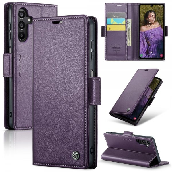 CaseMe Samsung Galaxy A15 Kotelo 023 Series Violetti