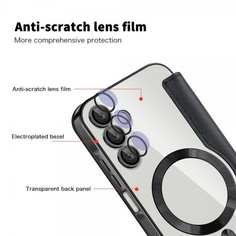 Samsung Galaxy A15 Kotelo MagSafe Musta