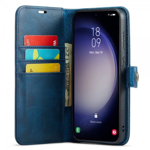Dg.Ming Samsung Galaxy A15 Kotelo irrotettavalla kuorella Sininen