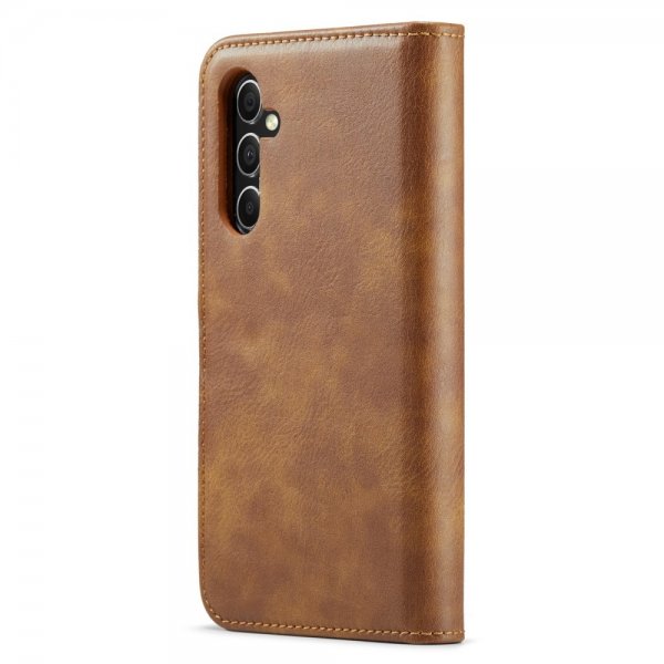 Dg.Ming Samsung Galaxy A15 Kotelo Irrotettavalla Kuorella Ruskea