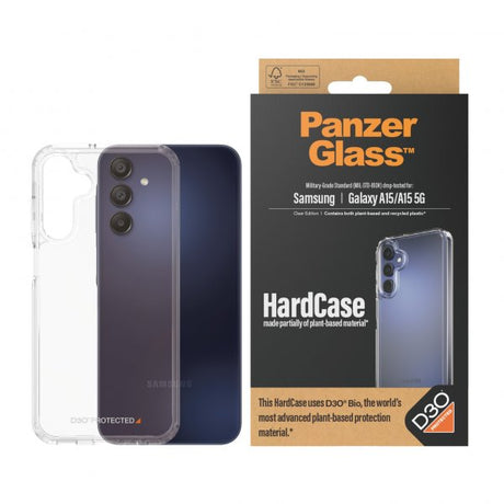 PanzerGlass Samsung Galaxy A15 Kuori HardCase D3O Läpinäkyvä