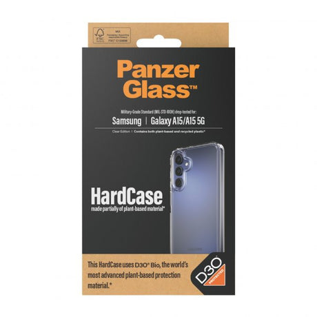 PanzerGlass Samsung Galaxy A15 Kuori HardCase D3O Läpinäkyvä