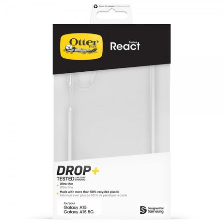 Otterbox Samsung Galaxy A15 React Kirkas suojakuori