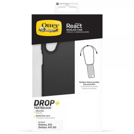 Otterbox Samsung Galaxy A15 Kuori React Necklace Musta