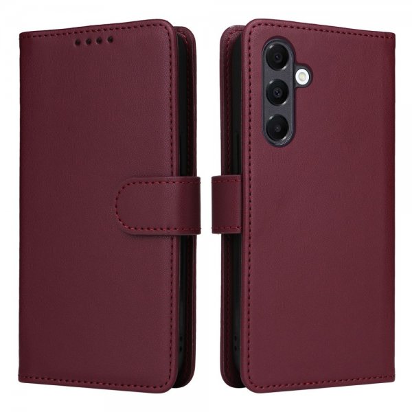 Betopnice Samsung Galaxy A16 Kotelo irrotettavalla kuorella 005 Punainen