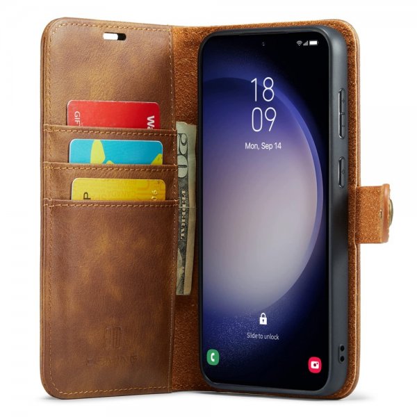 Dg.Ming Samsung Galaxy A16 -suojakotelo irrotettavalla kuorella, ruskea