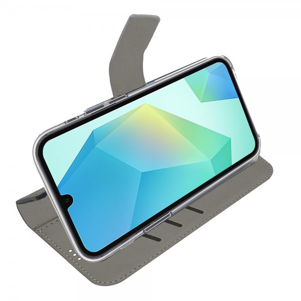 Celly Samsung Galaxy A16 Kotelo Wally Wallet Case Musta
