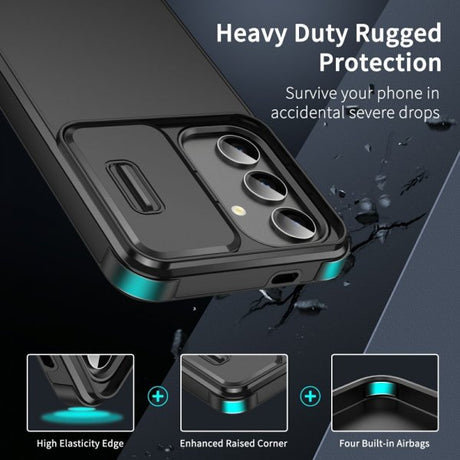 Samsung Galaxy A16 Kuoret Camera Slide Musta