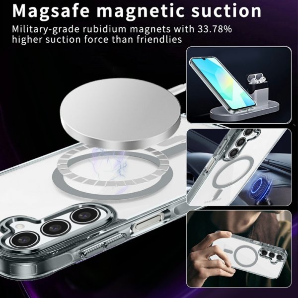 Samsung Galaxy A16 MagSafe Läpinäkyvä kuori