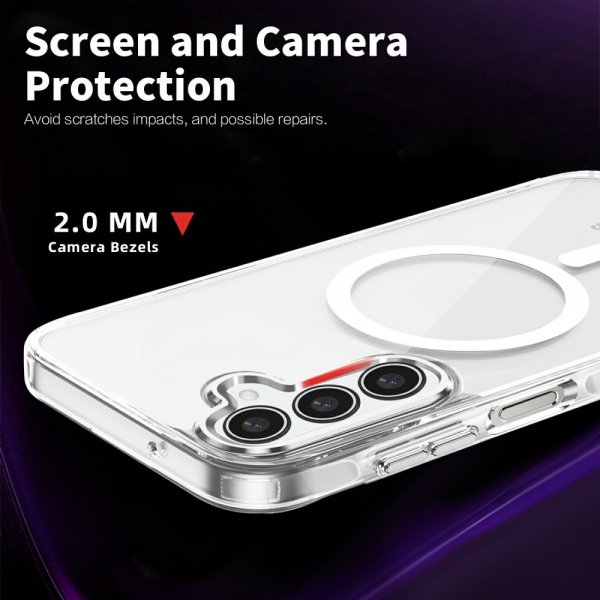 Samsung Galaxy A16 MagSafe Läpinäkyvä kuori