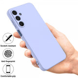 Samsung Galaxy A16 -suojakuori hihnalla, silikoni, violetti