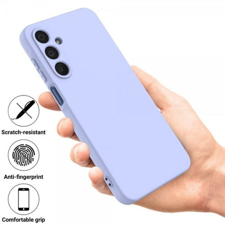 Samsung Galaxy A16 -suojakuori hihnalla, silikoni, violetti