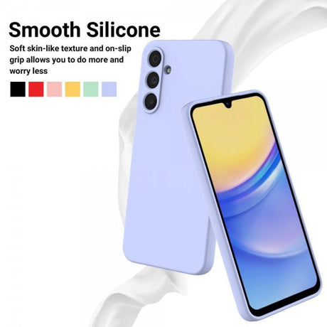 Samsung Galaxy A16 -suojakuori hihnalla, silikoni, violetti