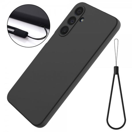 Samsung Galaxy A16 Kuoret Strap Silikoni Musta