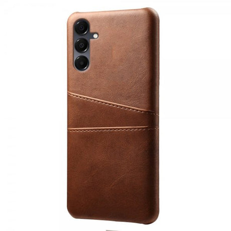 Samsung Galaxy A16 -kuori kahdella korttipaikalla, tummanruskea