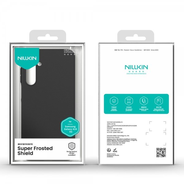 Nillkin Samsung Galaxy A16 Suojakuori Super Frosted Shield Sininen