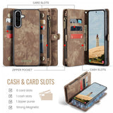 CaseMe Samsung Galaxy A17 Suojakotelo 008 Series Irrotettava Kuori Ruskea