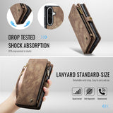 CaseMe Samsung Galaxy A17 Suojakotelo 008 Series Irrotettava Kuori Ruskea