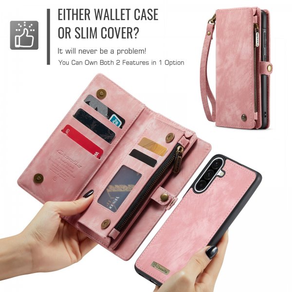 CaseMe Samsung Galaxy A17 suojakotelo 008 Series Irrotettava kuori vaaleanpunainen