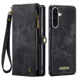 CaseMe Samsung Galaxy A17 suojakotelo 008 Series irrotettavalla kuorella, musta