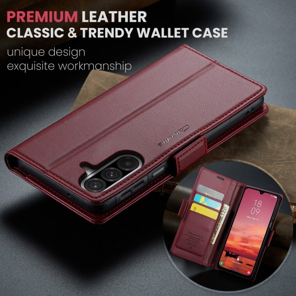 CaseMe Samsung Galaxy A17 -suojakotelo 023 Series, punainen